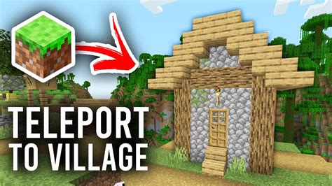 How to Teleport to a Village in Minecraft (TP with .